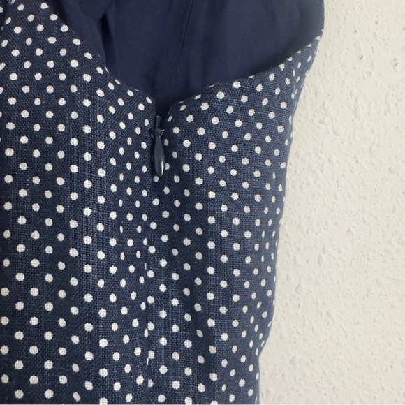 Reformation soraya polka dot sleeveless linen dress - Picture 9 of 10